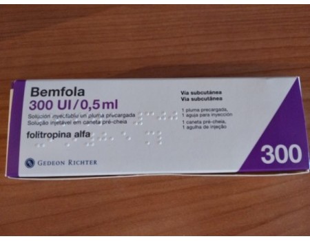Bemfola 300 IU / 0.5 ml. 1 injection